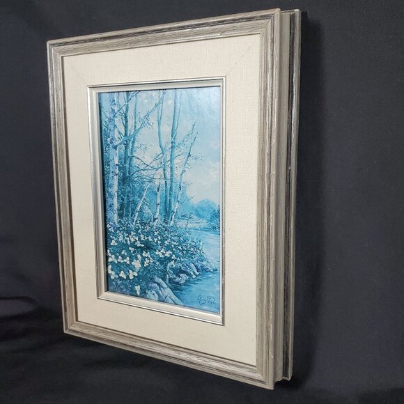 Original James L. Keirstead “Trilliums” Oil Painting | 1990 Signed Canadian Land - Picture 4 of 15